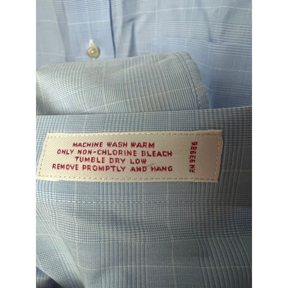Brooks Brothers Regular Fit Non Iron All Cotton Dress Shirt, Size 16 - 2/3 - Picture 5 of 8